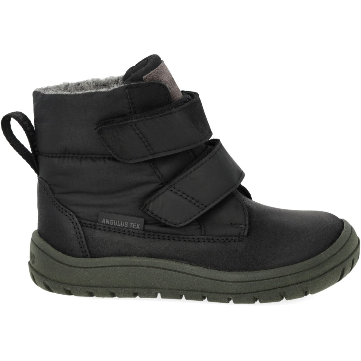 Angulus Black/Dark Grey TEX Boot in Nylon with Durable Leather Details