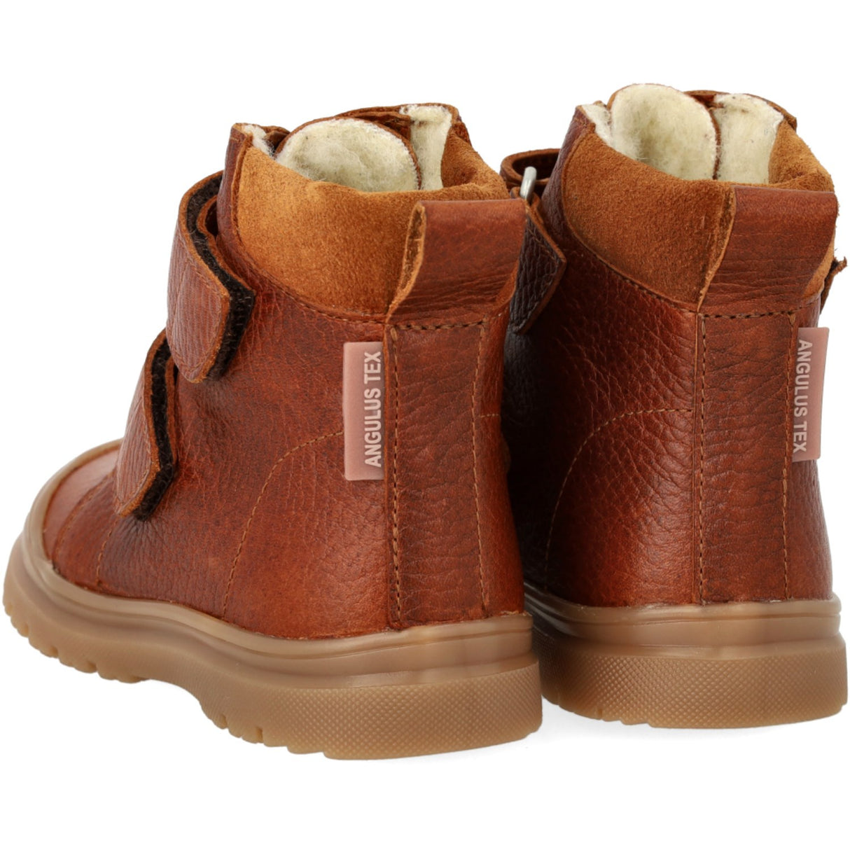 Angulus Cognac/Cognac Beginner TEX Boot with Soft Merino Wool Lining