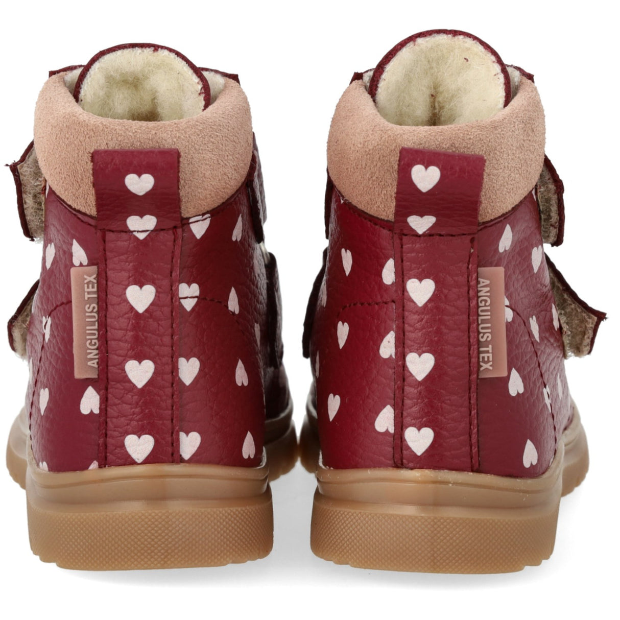 Angulus Berry Hearts/Rosebud Beginner TEX-støvle Med Print And Merino Uldfoer