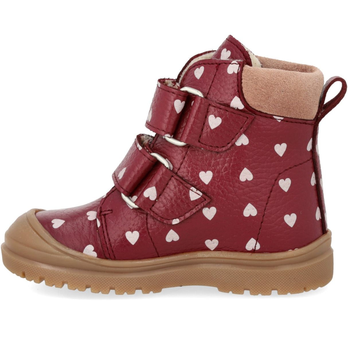 Angulus Berry Hearts/Rosebud Beginner TEX-støvle Med Print And Merino Uldfoer
