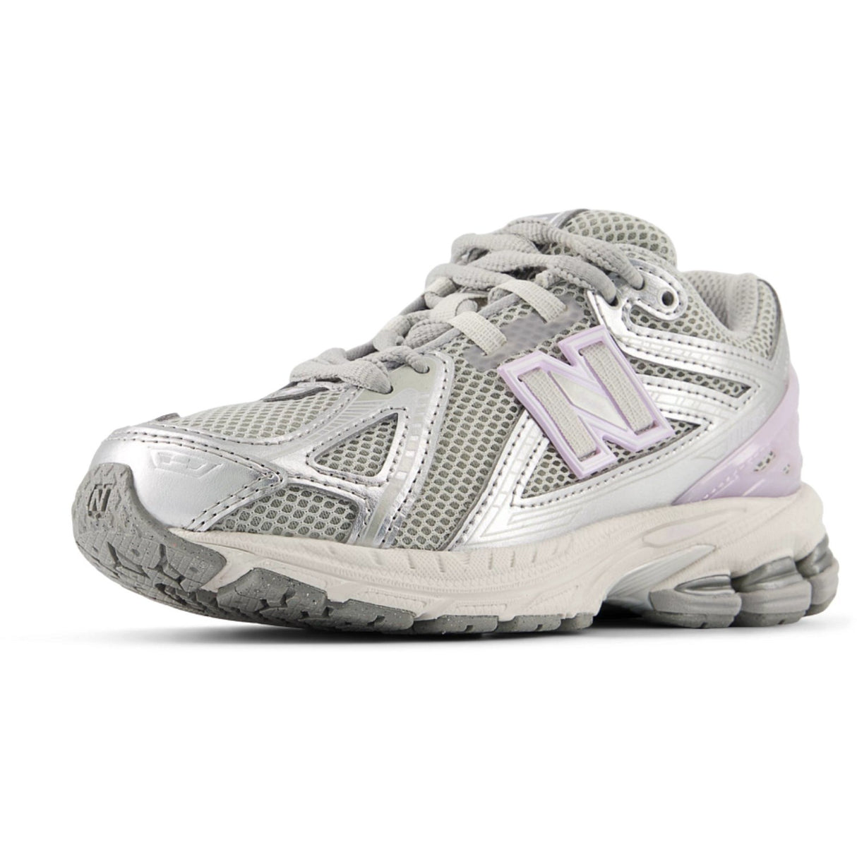 New Balance Silver Metallic 1906 Kids Lace Sneakers