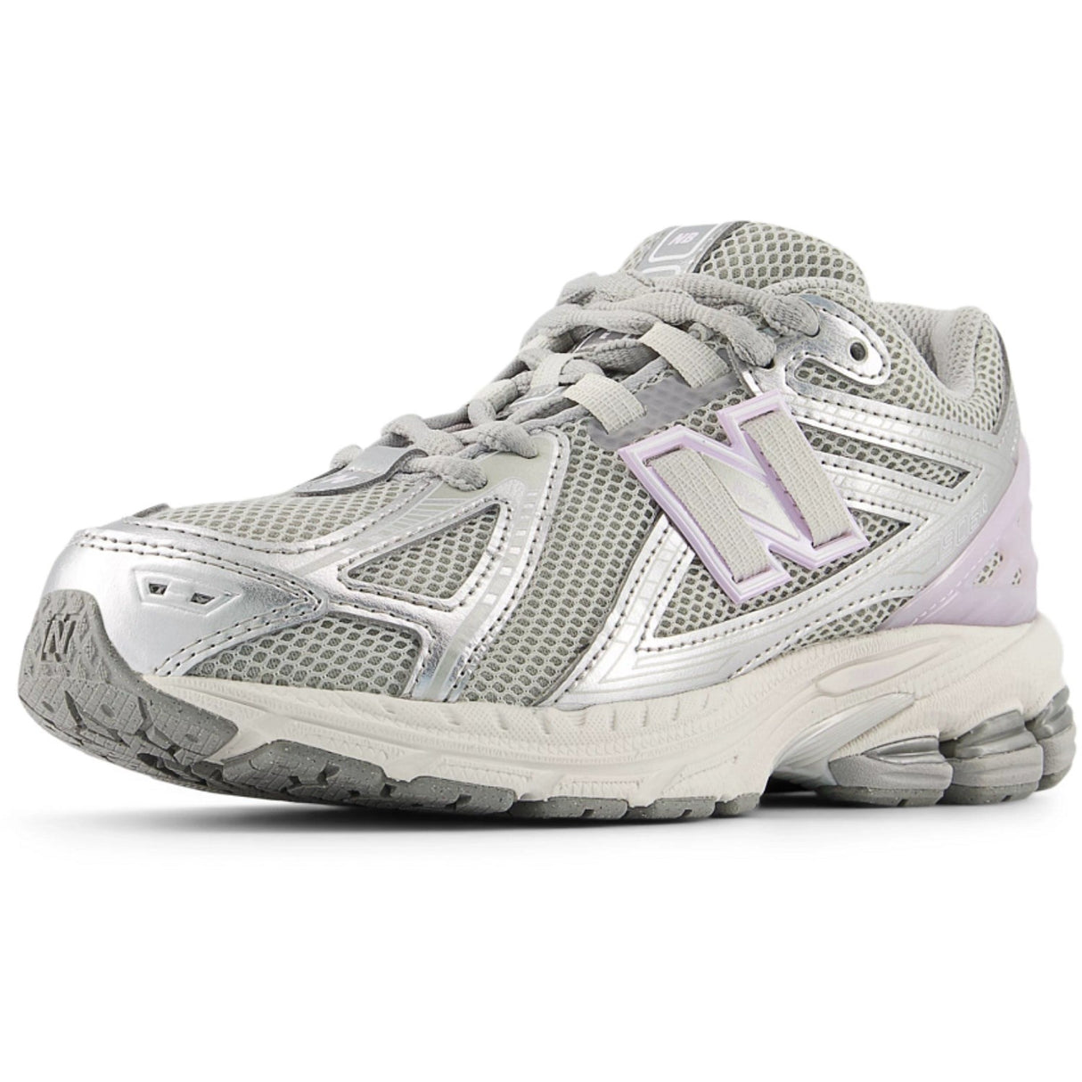 New Balance Silver Metallic 1906 Kids Lace Sneakers