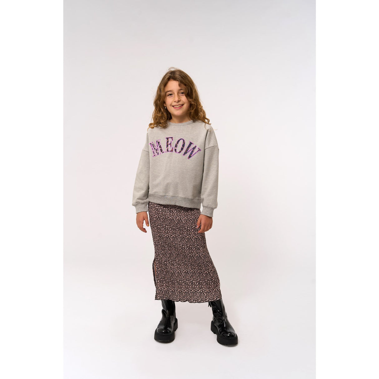 The New Light Grey Melange TNPolina OS Sweatshirt