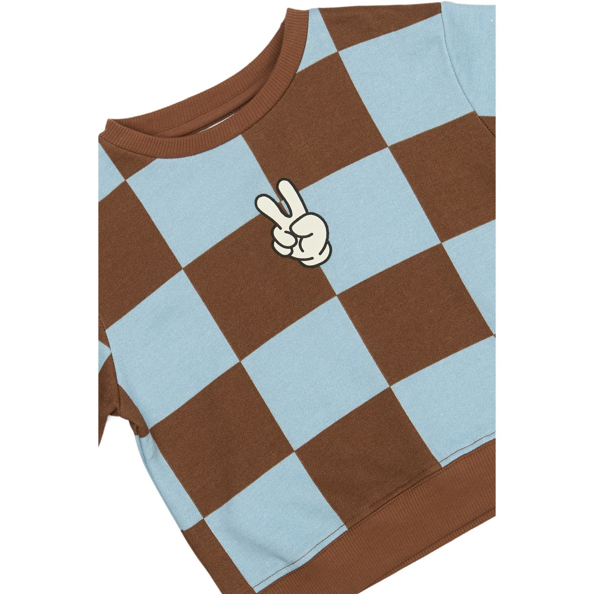 THE NEW Siblings Toffee Check TNSTPaulie OS Sweatshirt