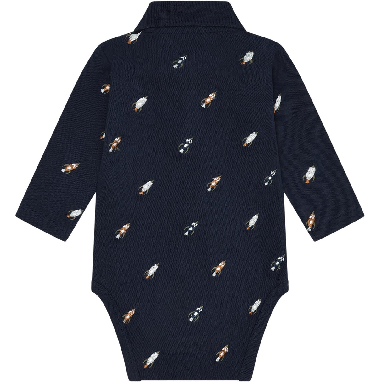 Hust & Claire More Navy Bendy Rocket Emb.