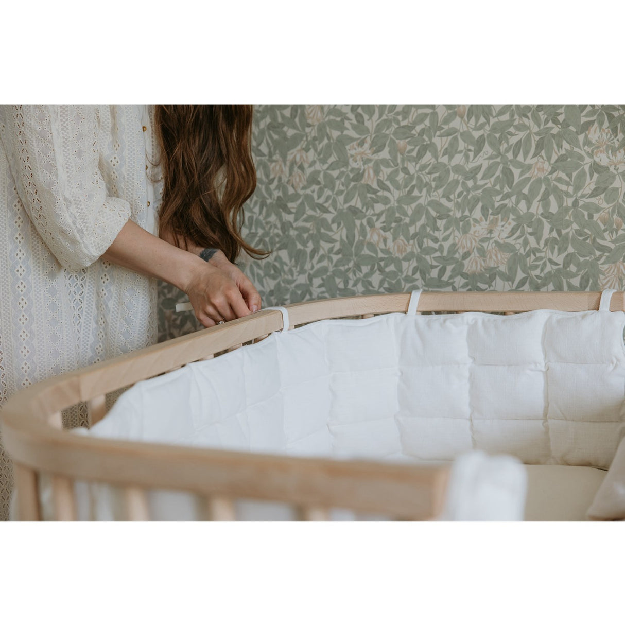 Cocoon Soft Beige Kapok Bed Bumper For Maxi/Boxspring