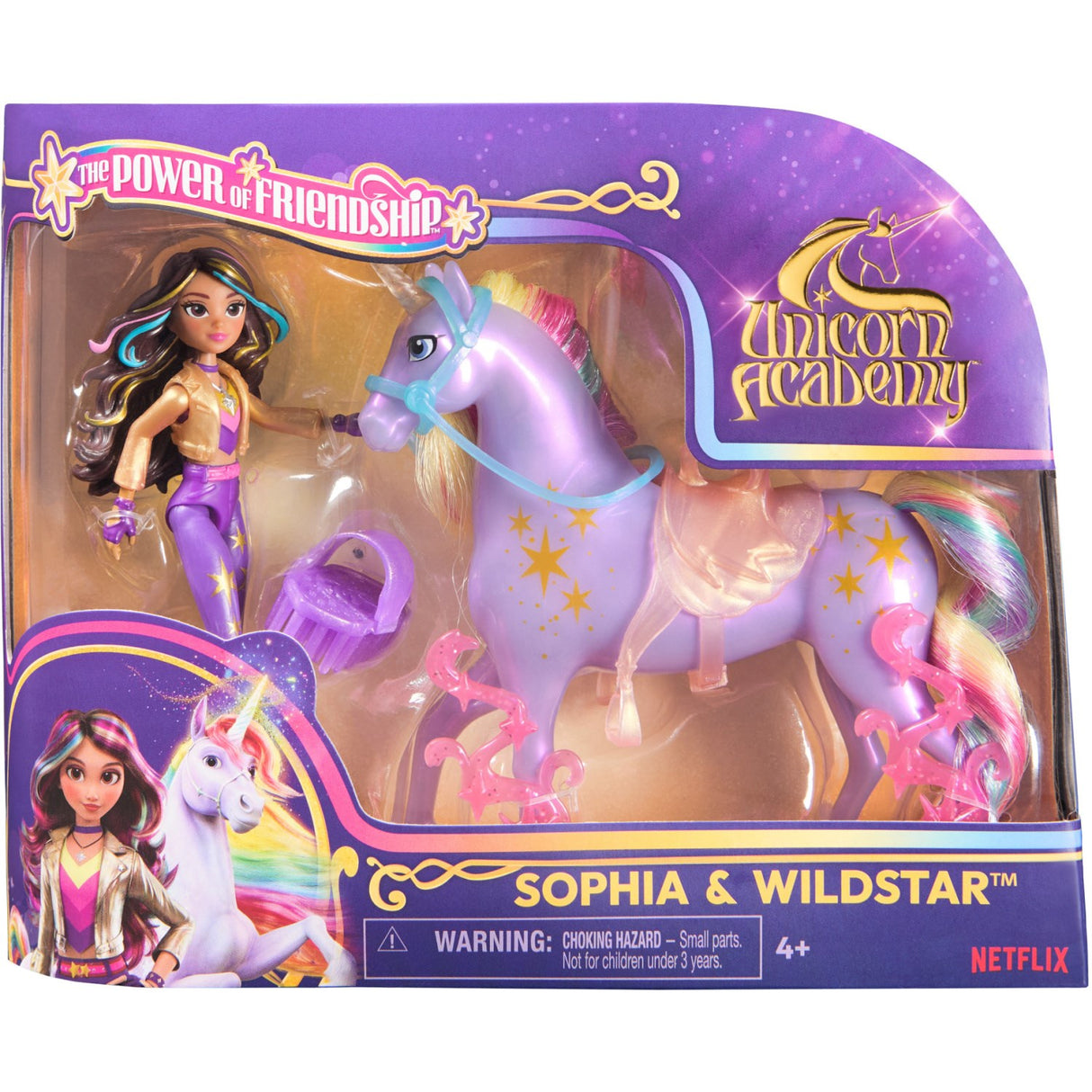 Unicorn Academy Uca Doll & Unicorn V2 Sophia & Wildstar