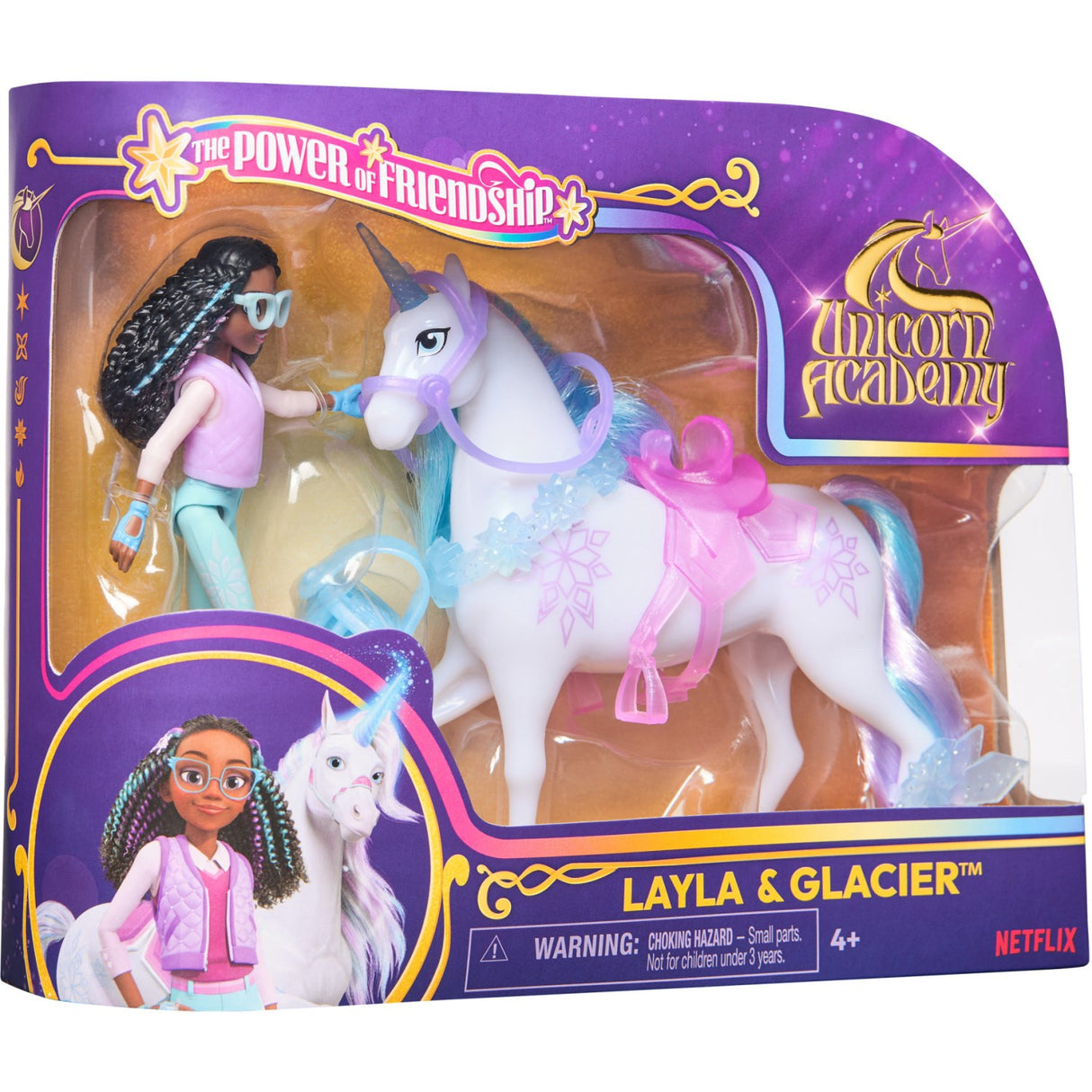 Unicorn Academy Uca Doll & Unicorn V2 Layla & Glacier
