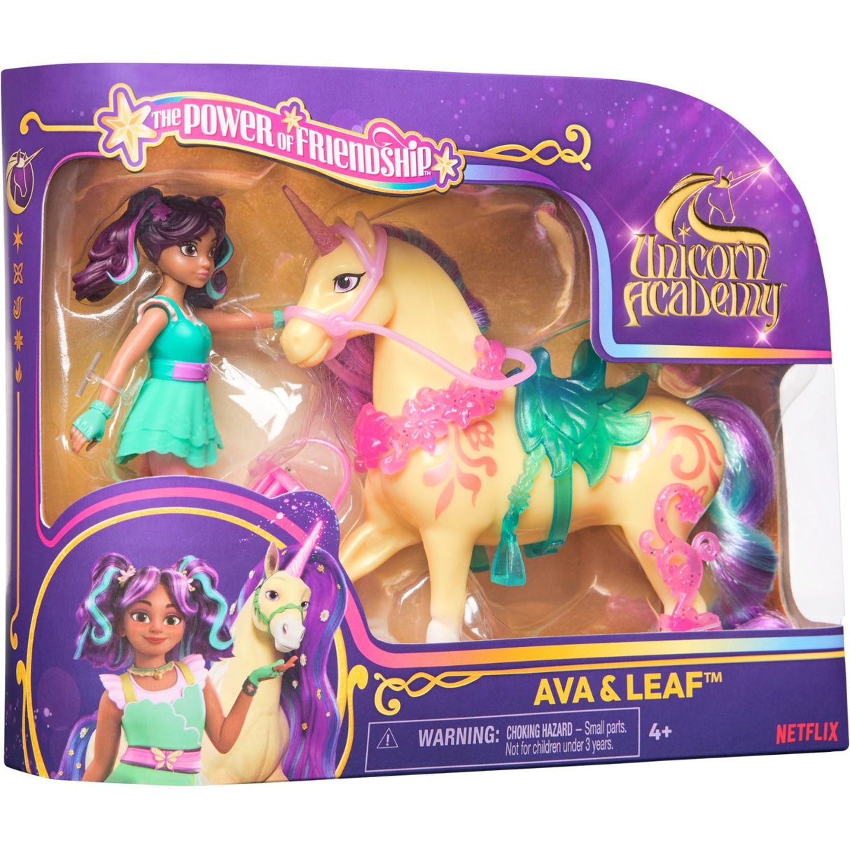 Unicorn Academy Doll & Unicorn V2 Ava & Leaf