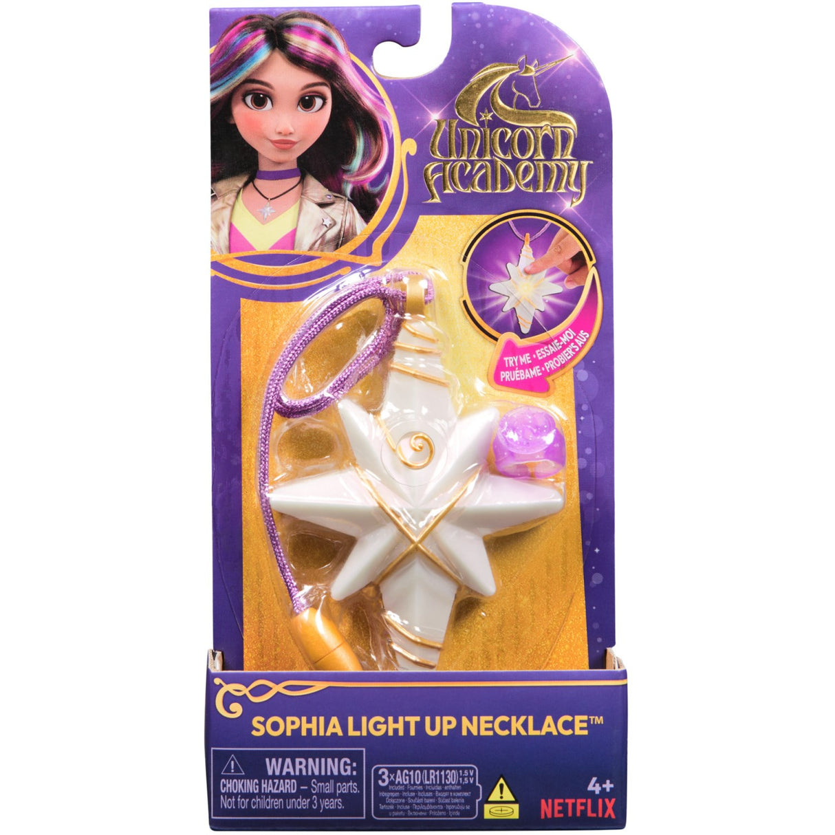 Unicorn Academy Uca Sophia's Light Up Necklace & Ring