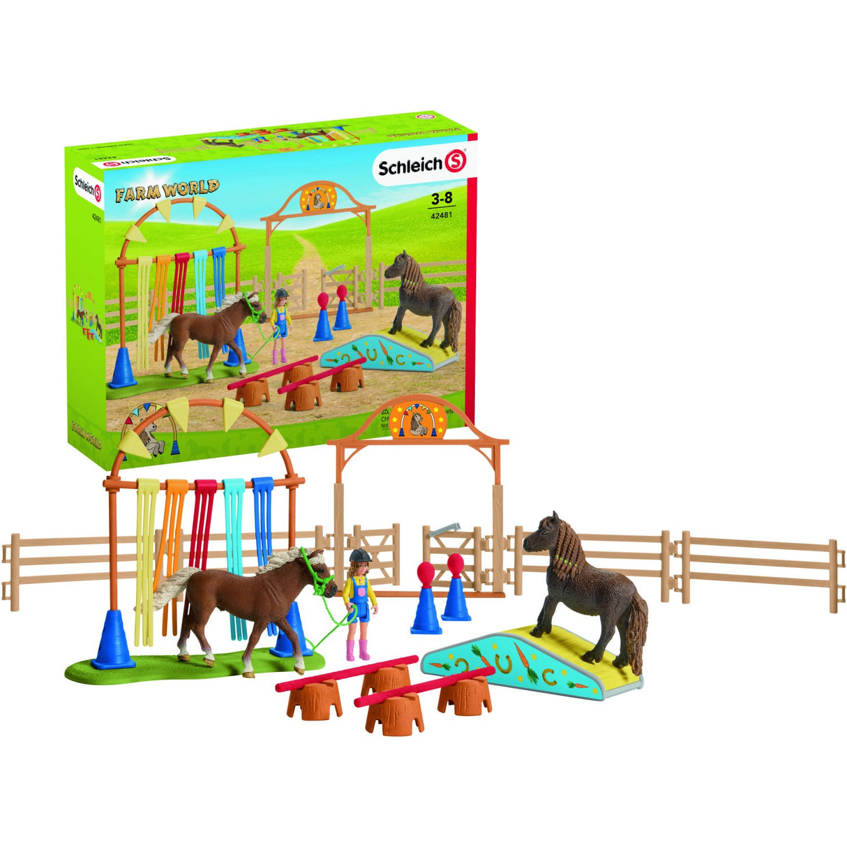 Schleich Pony Agility Training