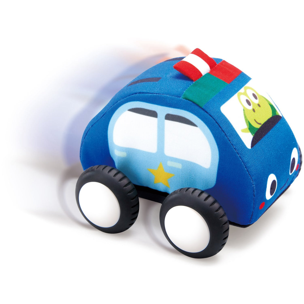 Hape Pull-Back Plush Car Set