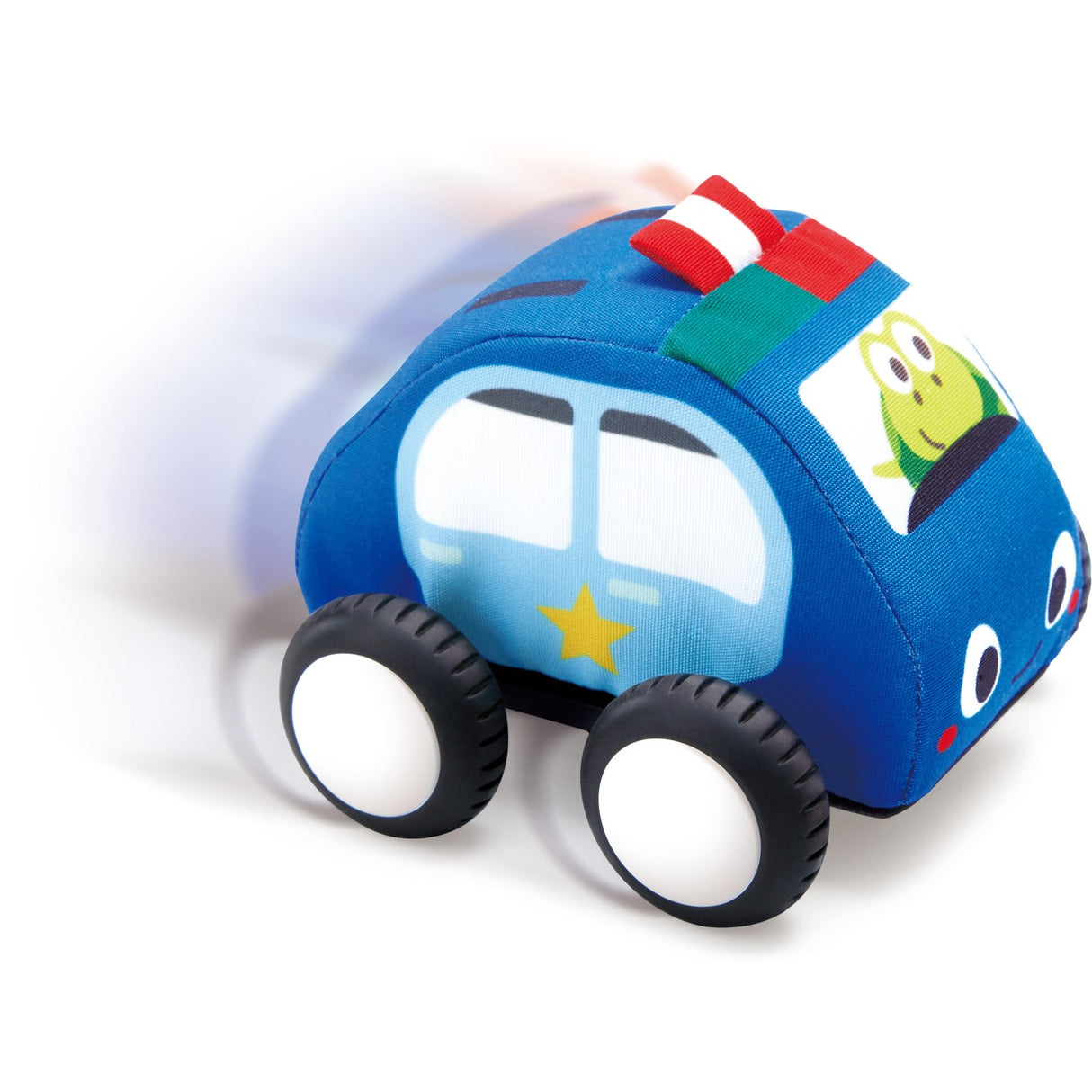 Hape Pull-Back Plush Car Set