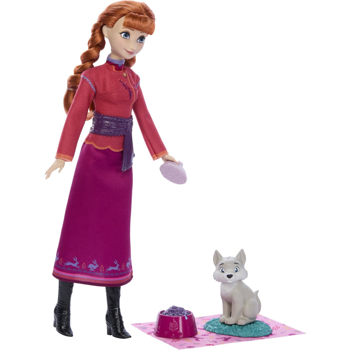 Disney Frozen Anna + Baby Wolf