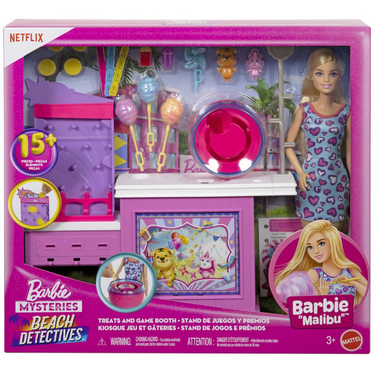 Barbie® Mysteries Cotton Candy & Games Playset