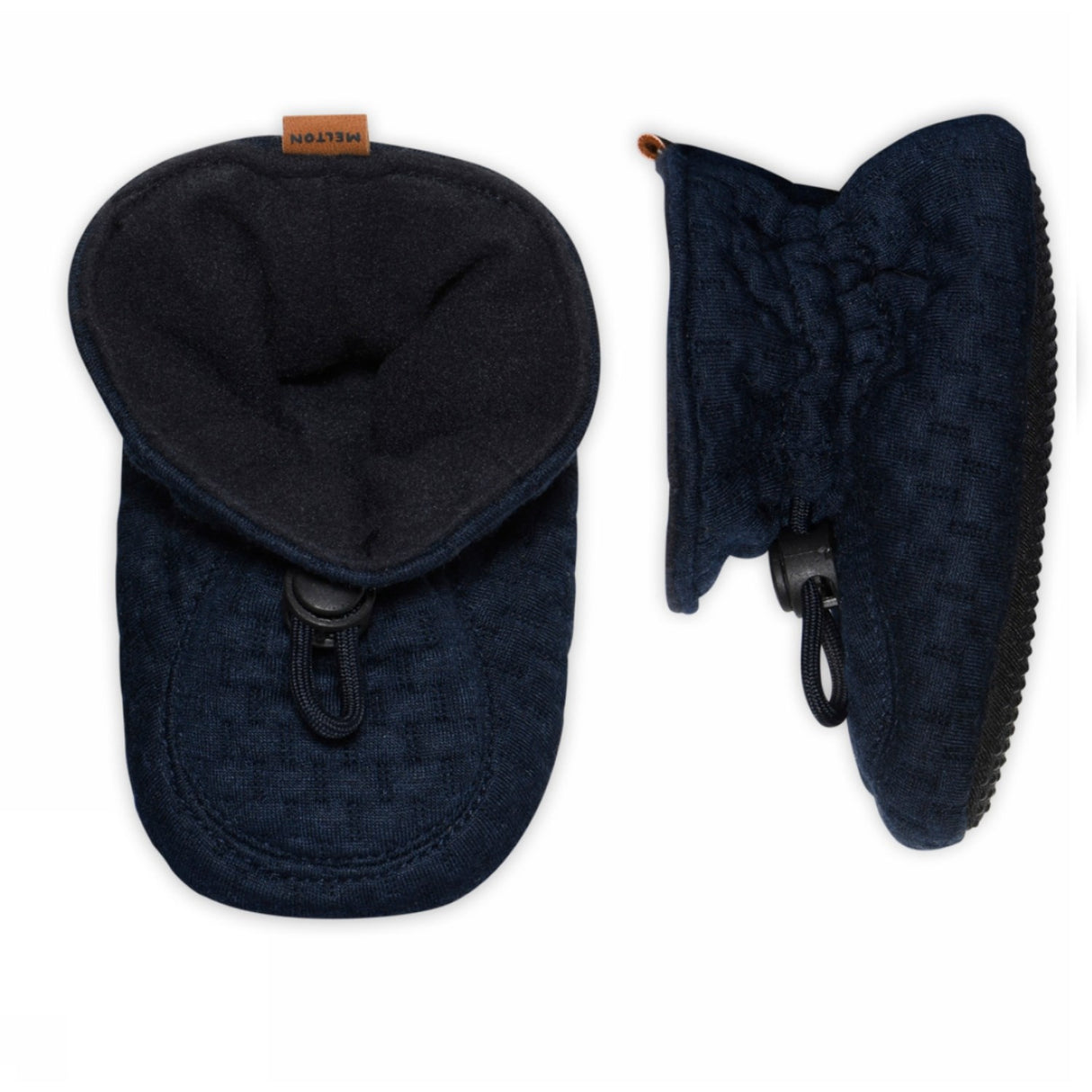 MELTON Marine Structure textile slippers