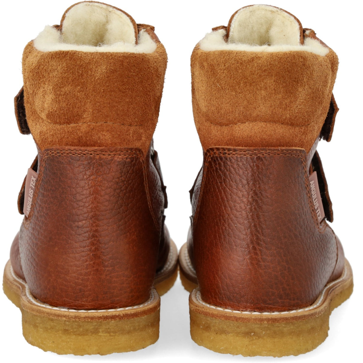 Angulus Cognac/Cognac TEX Boot with Velcro Closure