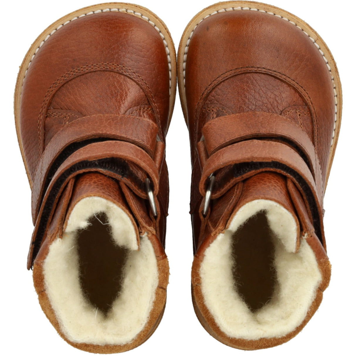 Angulus Cognac/Cognac TEX Boot with Velcro Closure