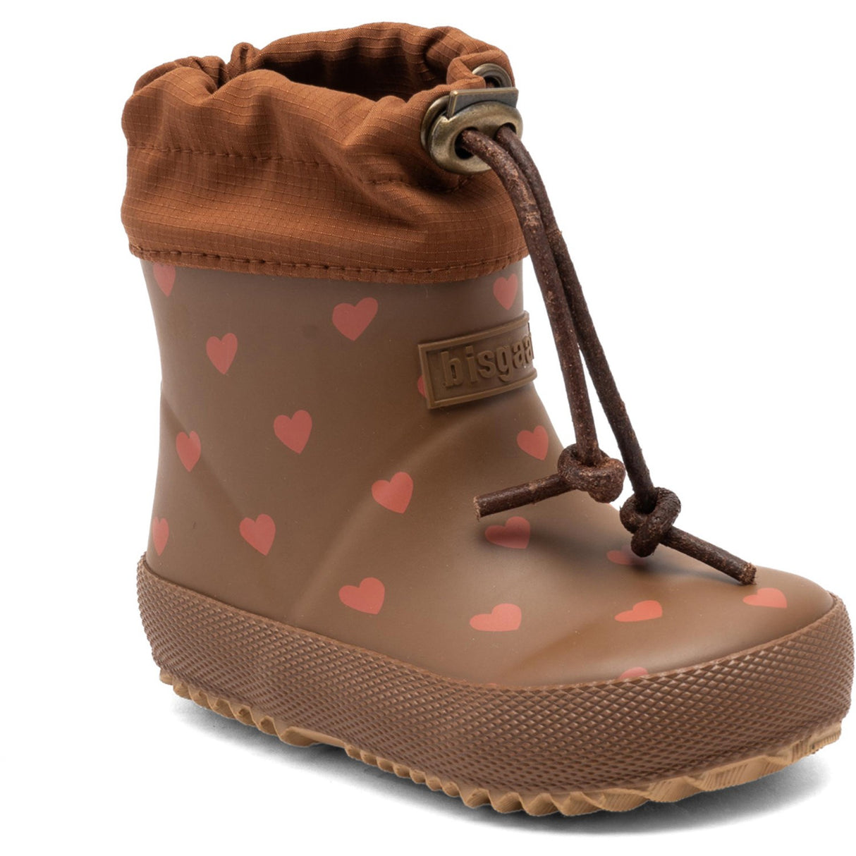 Bisgaard Chocolate Heartbeat Baby Thermo Rubber Rubber Boot