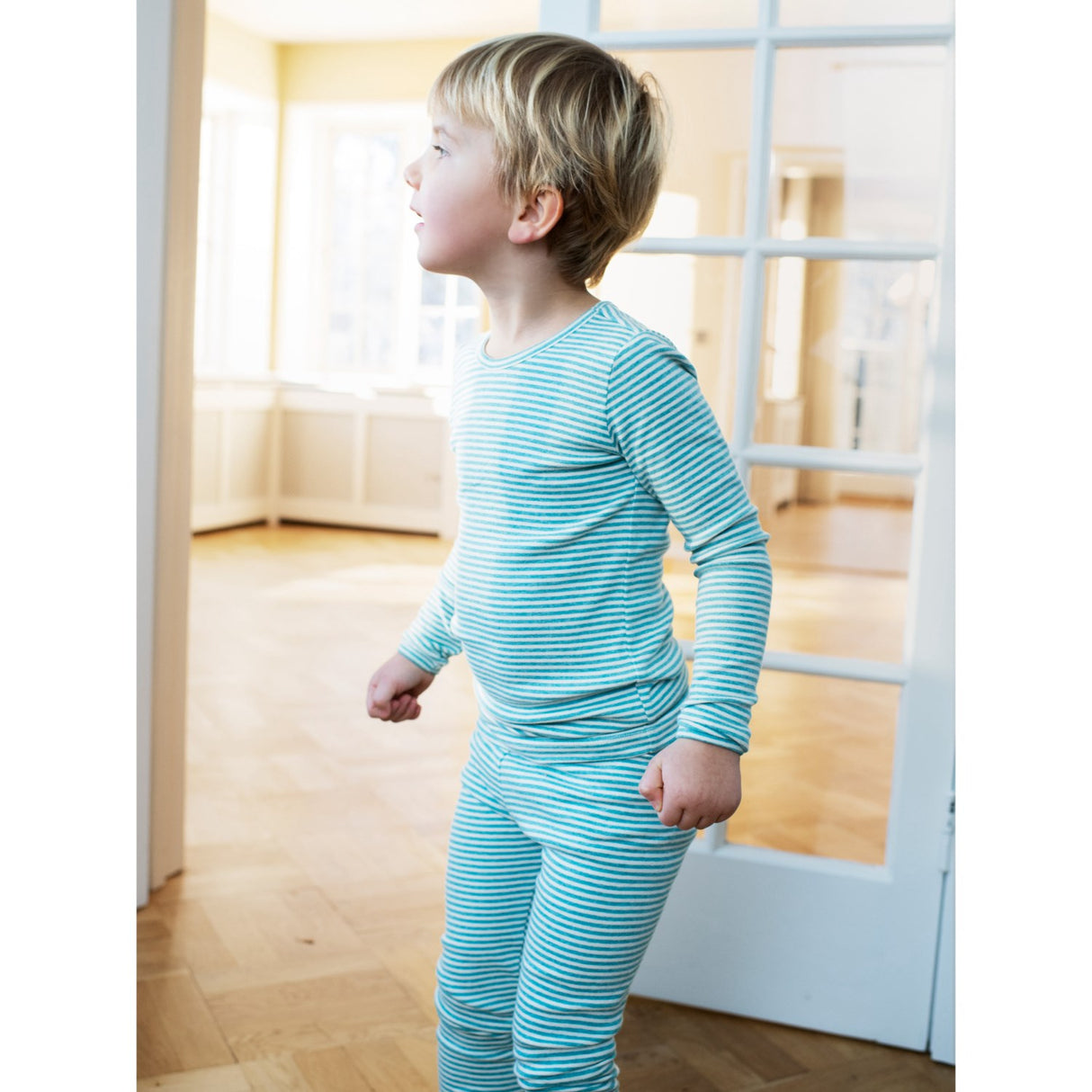 Serendipity Nile/Offwhite Leggings Stripe