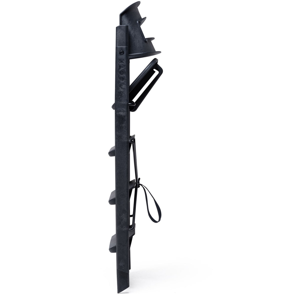 KAOS Charcoal Black Klapp High Chair Recycled