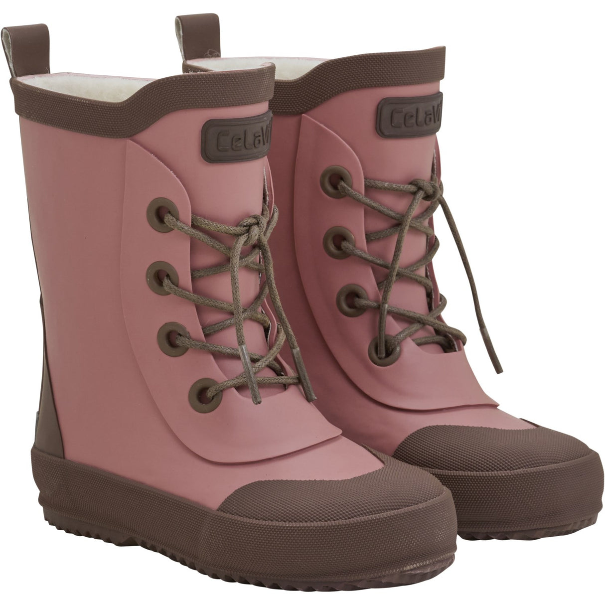 CeLaVi Brick Dust Thermal Wellies W. Wool Lining