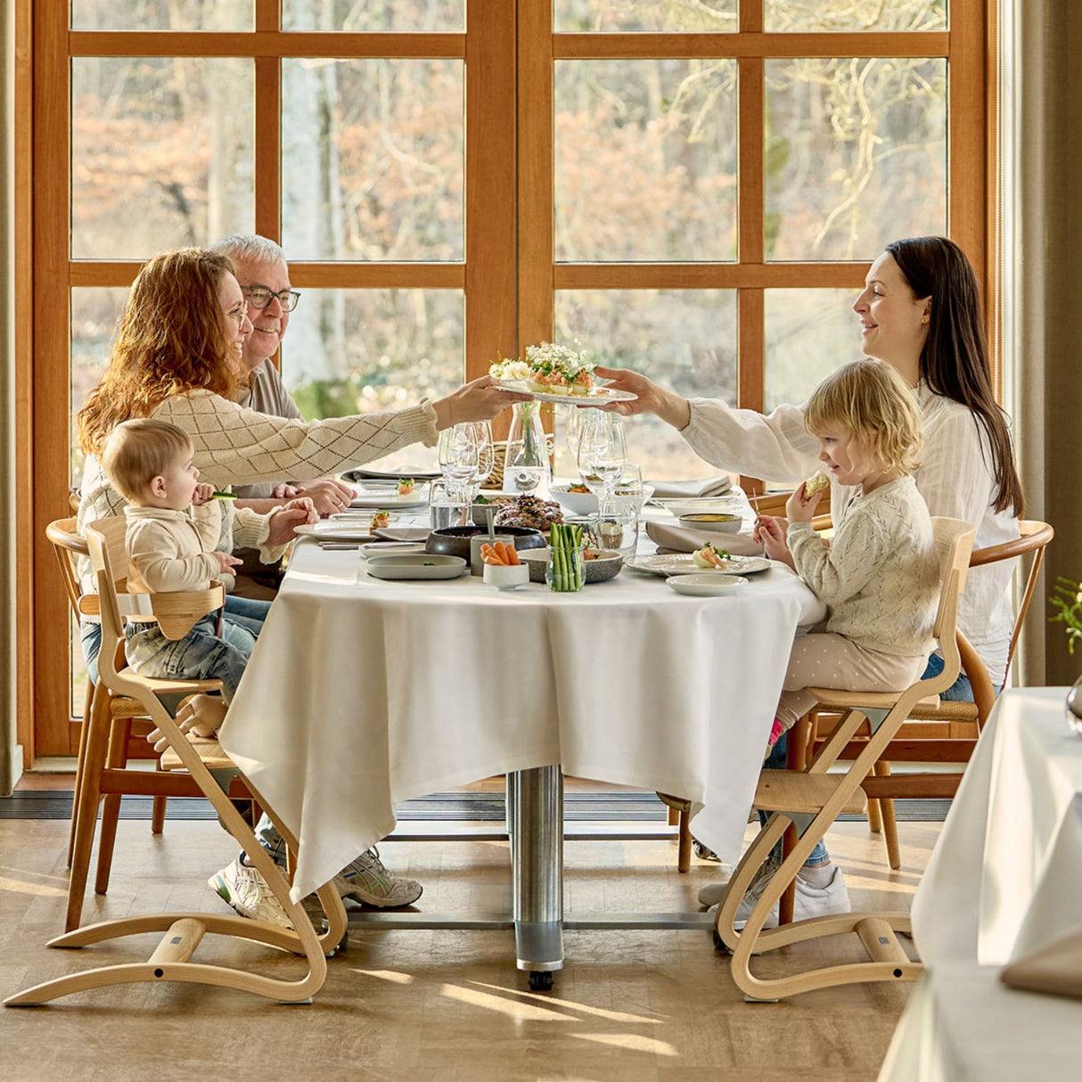 Leander Oak Nature Leander Louie™ High Chair Without Safety Bar