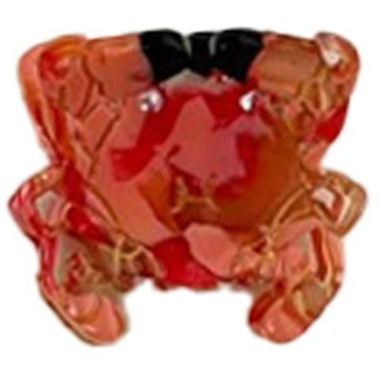 Bow's by Stær Red Mini Crab hair Clip