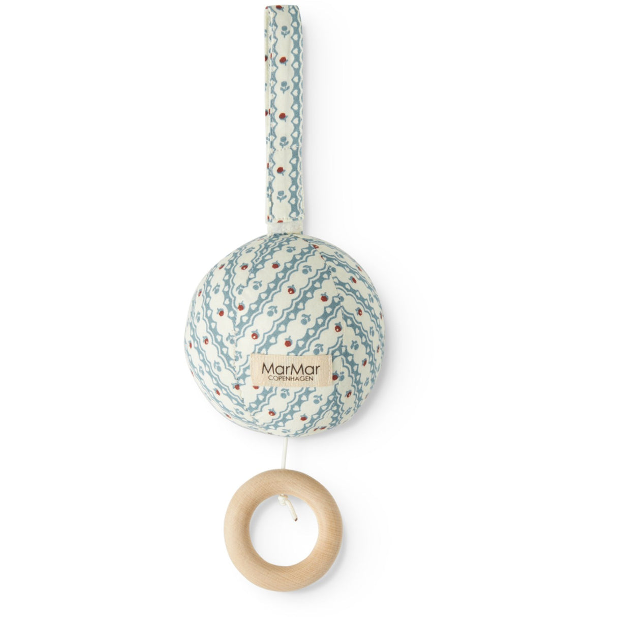 MarMar Cotton Percale Home Floral Stripe Music Mobile