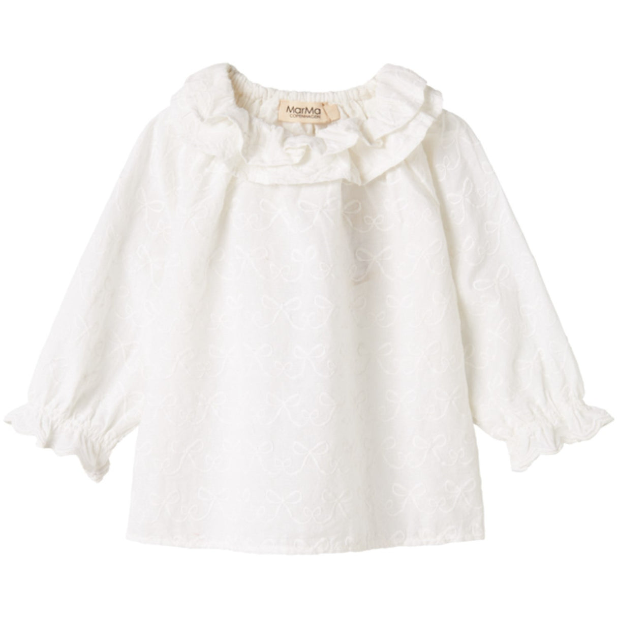 MarMar Cotton Bow White Tonello Blouse