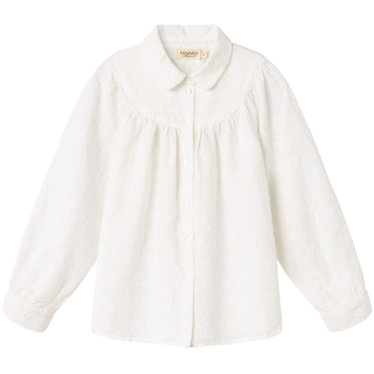 MarMar Cotton Bow White Trissa Blouse
