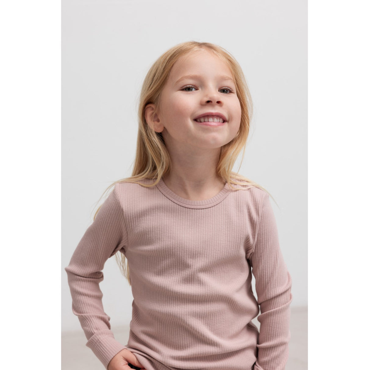 MarMar Modal Faded Rose Plain Tee LS