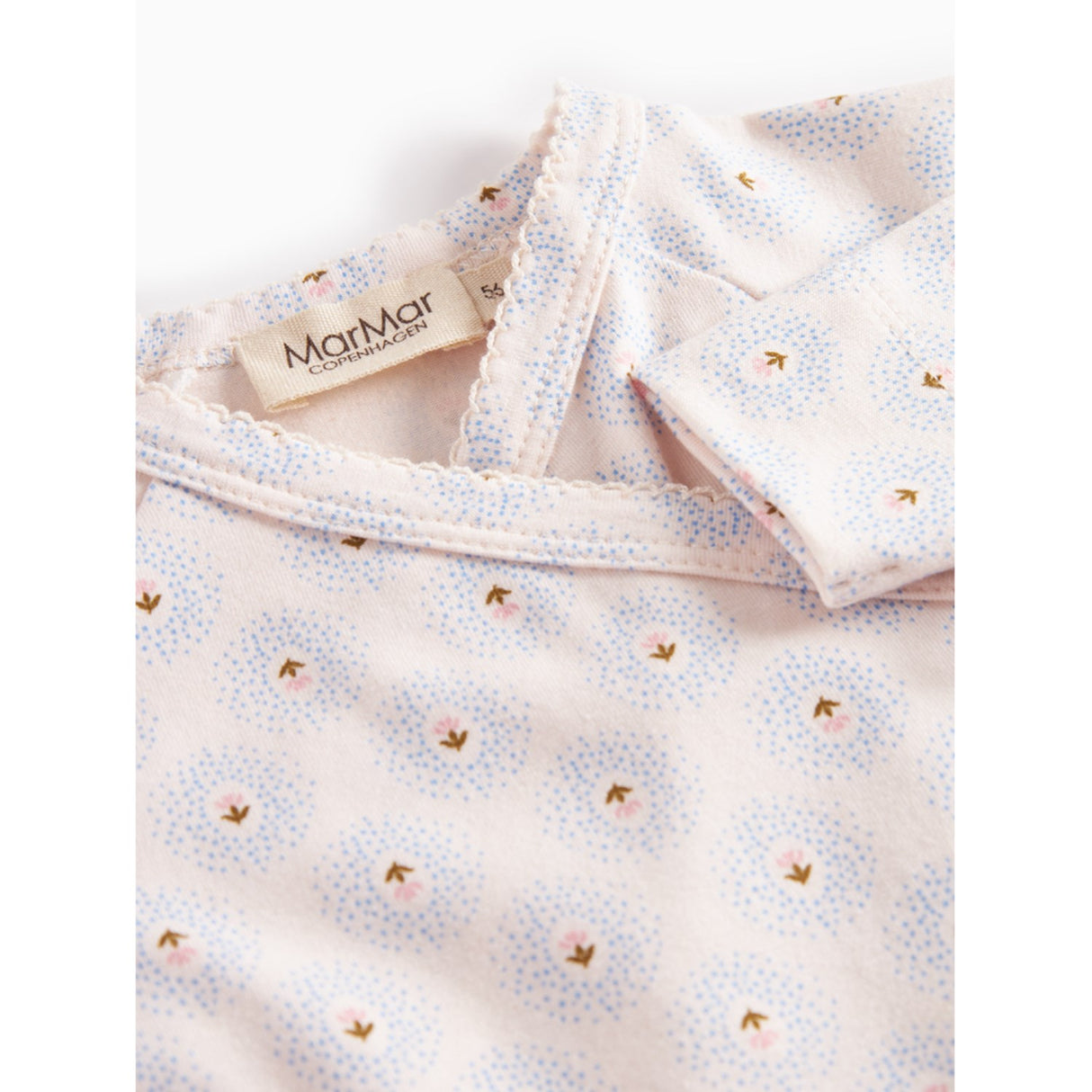 MarMar New Born Modal Smooth Print Little Tulip Rula Onesies