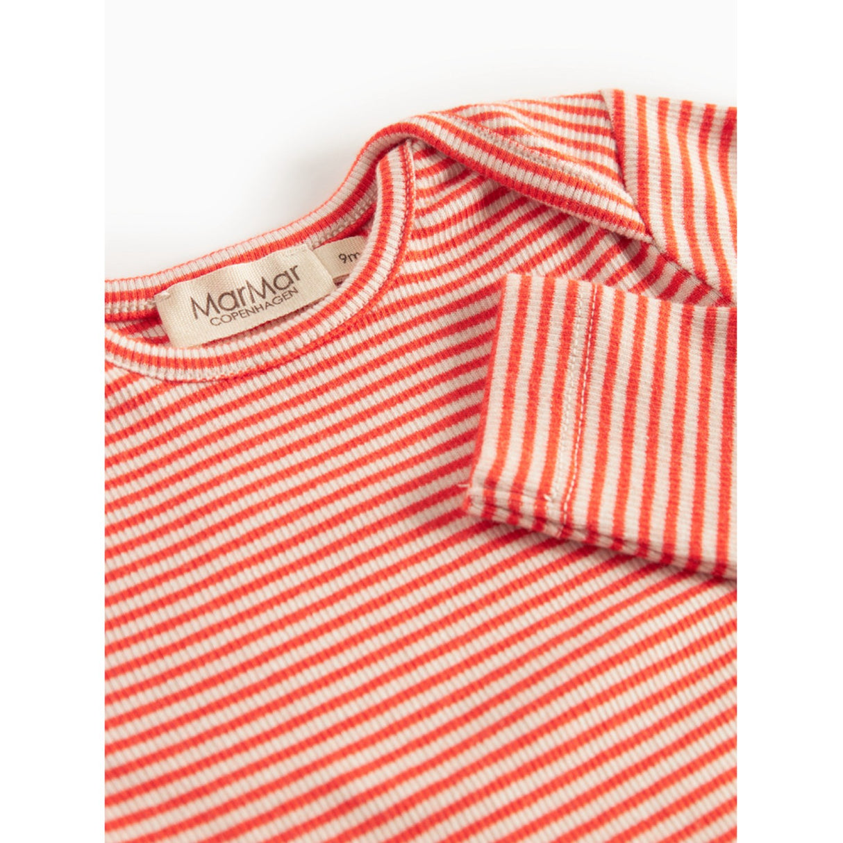MarMar Modal Fine Rib Red Stripe Ben Body