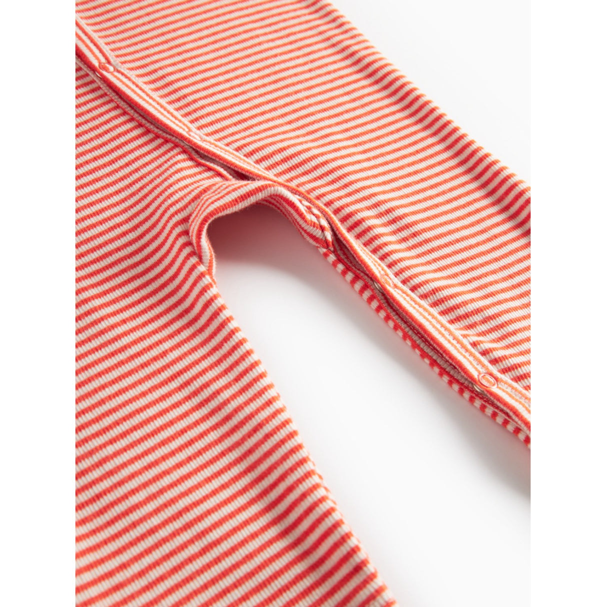 MarMar Modal Fine Rib Red Stripe Ruka Onesies