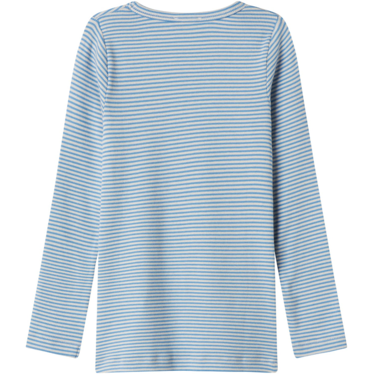 MarMar Modal Fine Rib Blue Stripe Tani Blouse