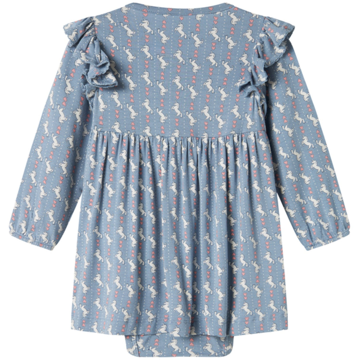 MarMar Smooth Jersey Unicorn Dream Ramona Frill LS Dress