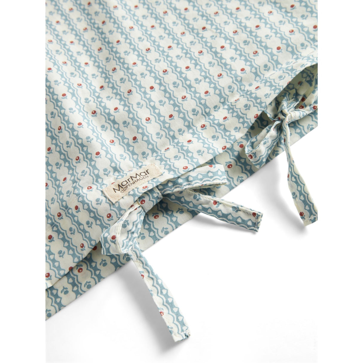 MarMar Crispy Poplin Acc Floral Stripe Bed Linen