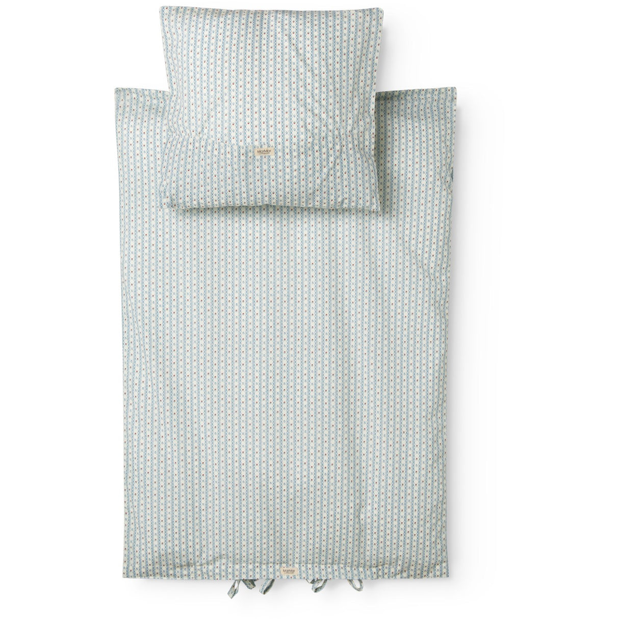 MarMar Crispy Poplin Acc Floral Stripe Bed Linen