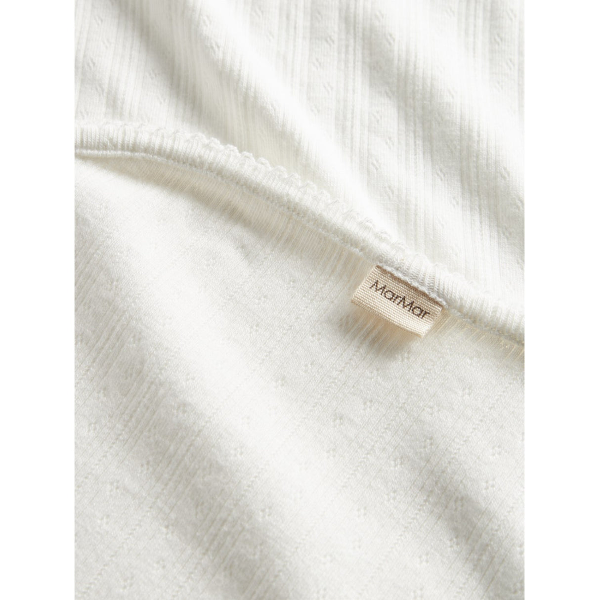 MarMar New Born Modal Pointelle Gentle White Alida Blanket