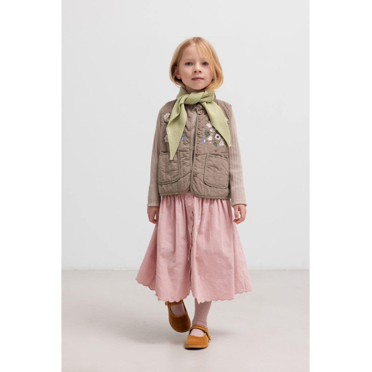 MarMar Modal Pointelle Rib Soft Beige Tamra Blouse