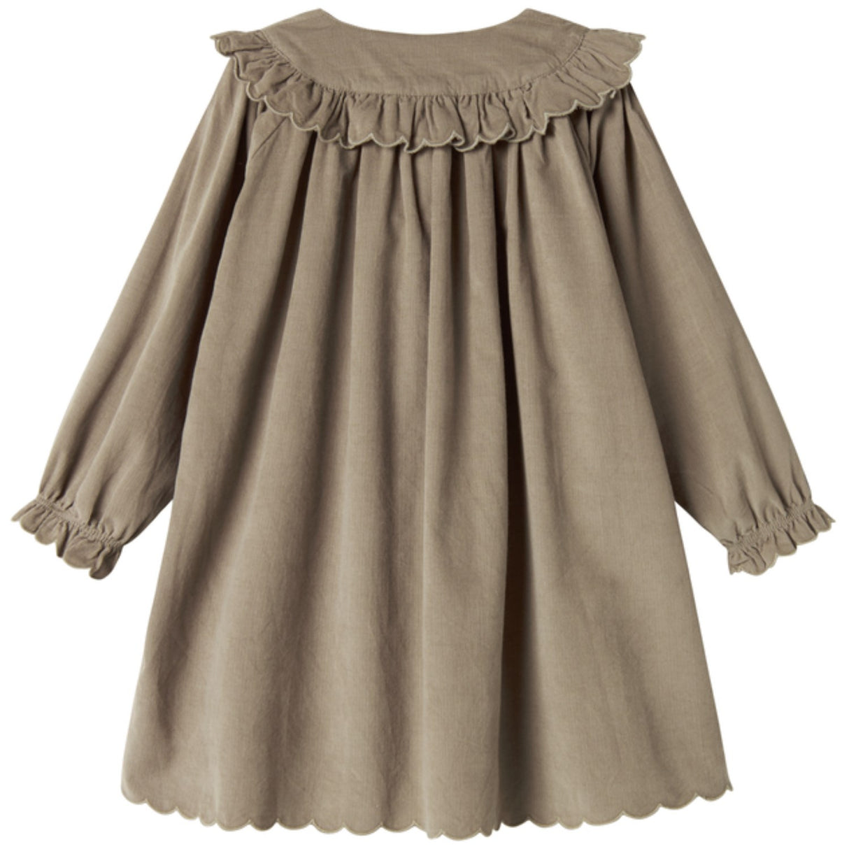 MarMar Fine Cord Mud Delina LS Dress