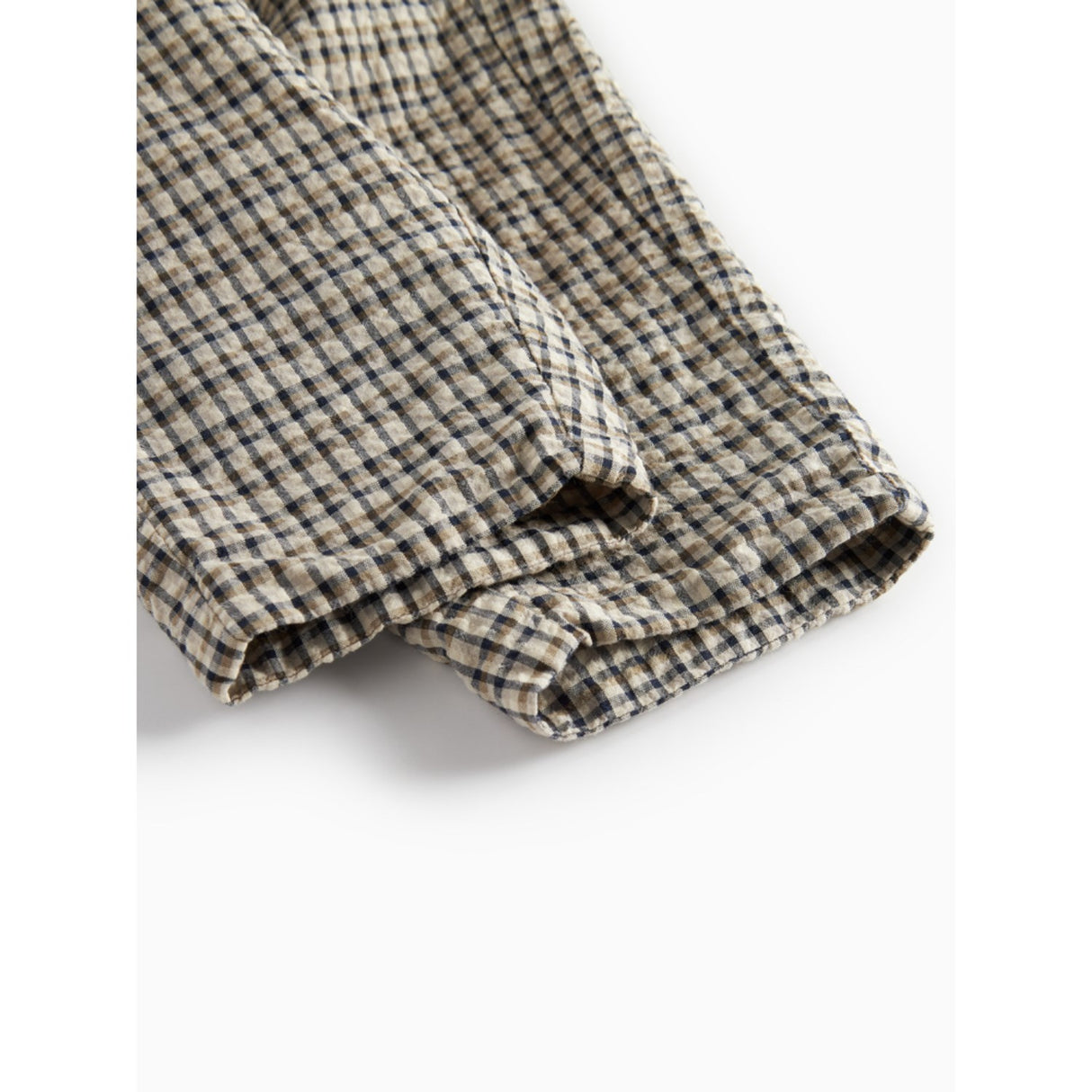 MarMar Seersucker Check Pilot Navy Check Palle Pants