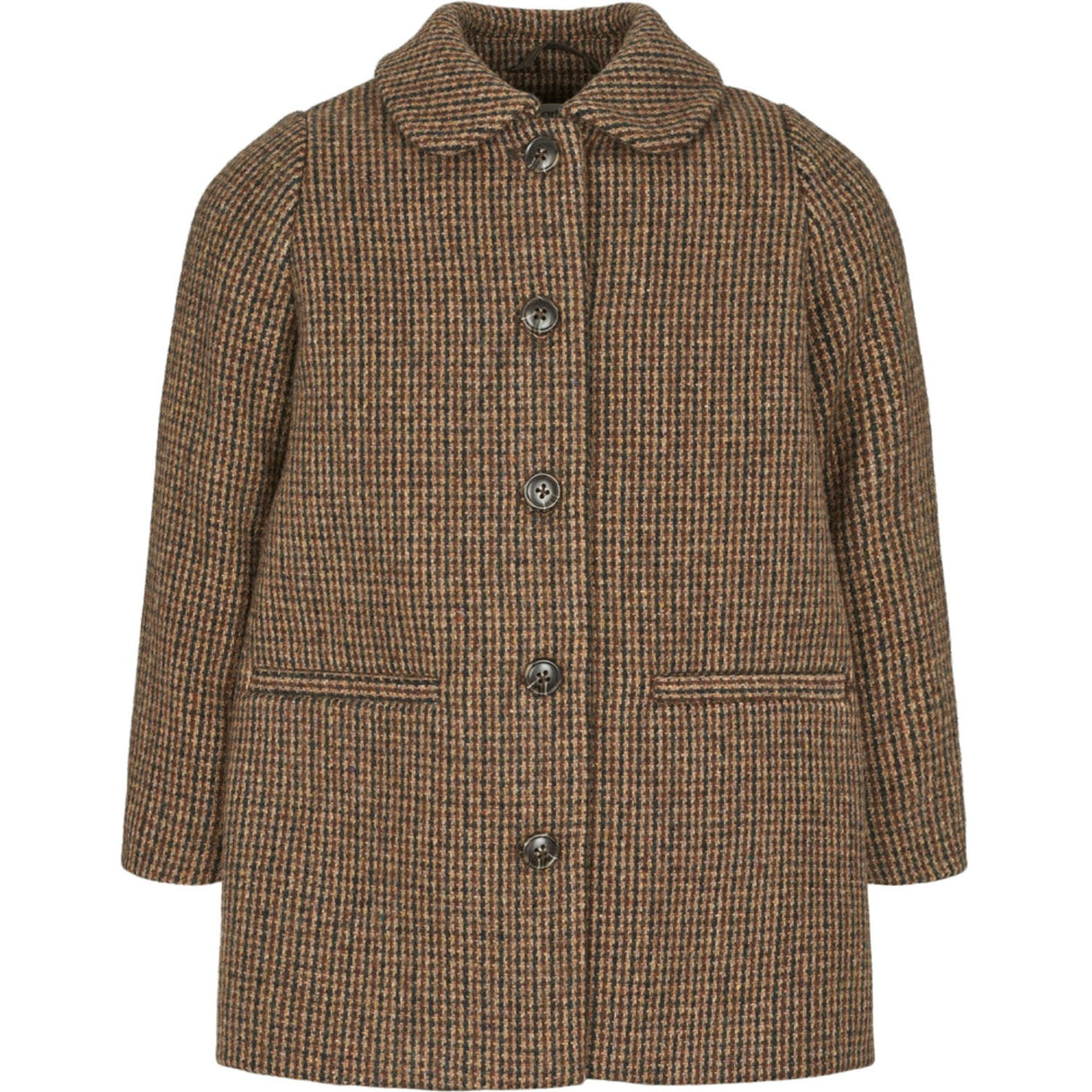 MarMar Wool Check Earthy Check Olive Jacket