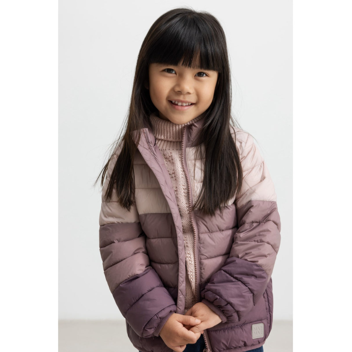 MarMar Vegan Puffer Plum Shadow Block Owe Jacket