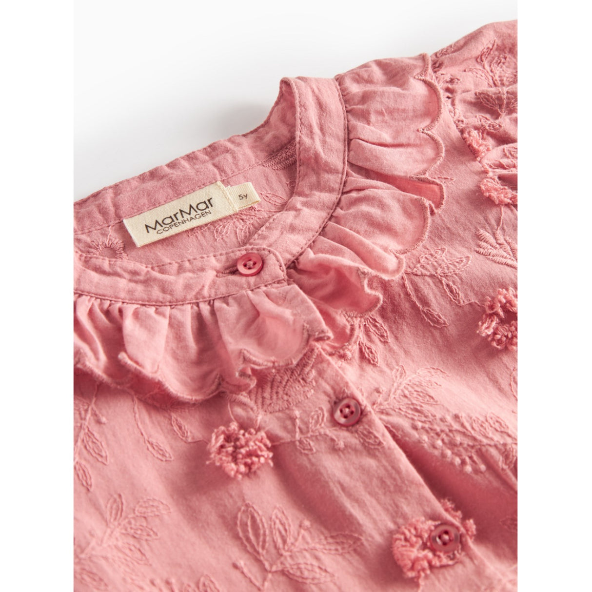MarMar Embroidery Pink Delight Dipa Dress
