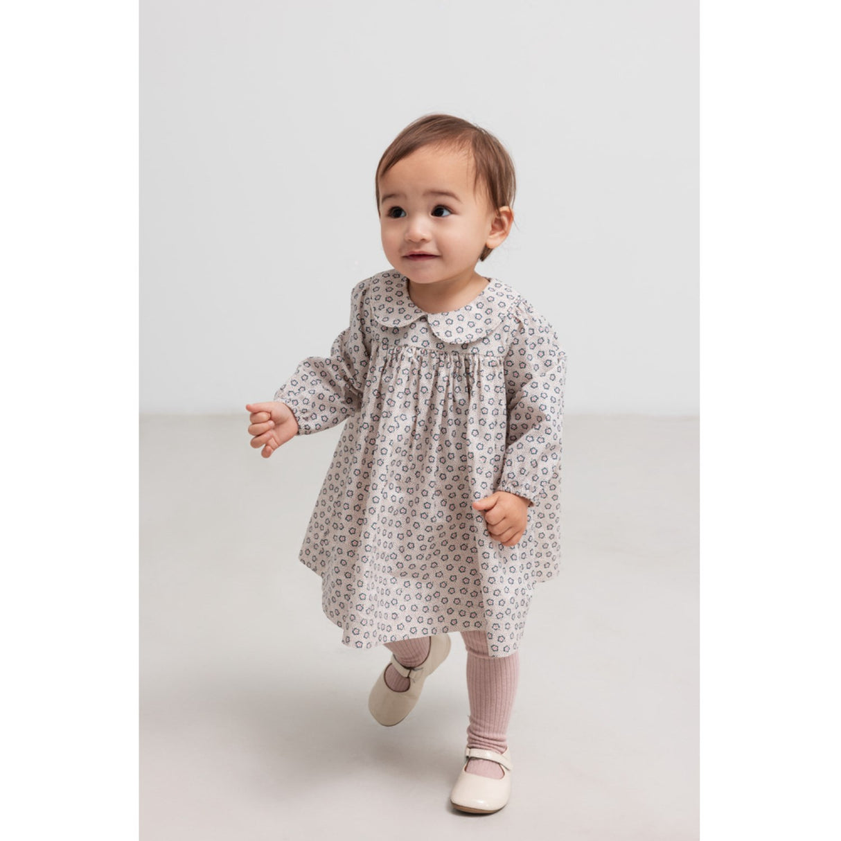 MarMar Poplin Autumn Flower Dulla LS Dress