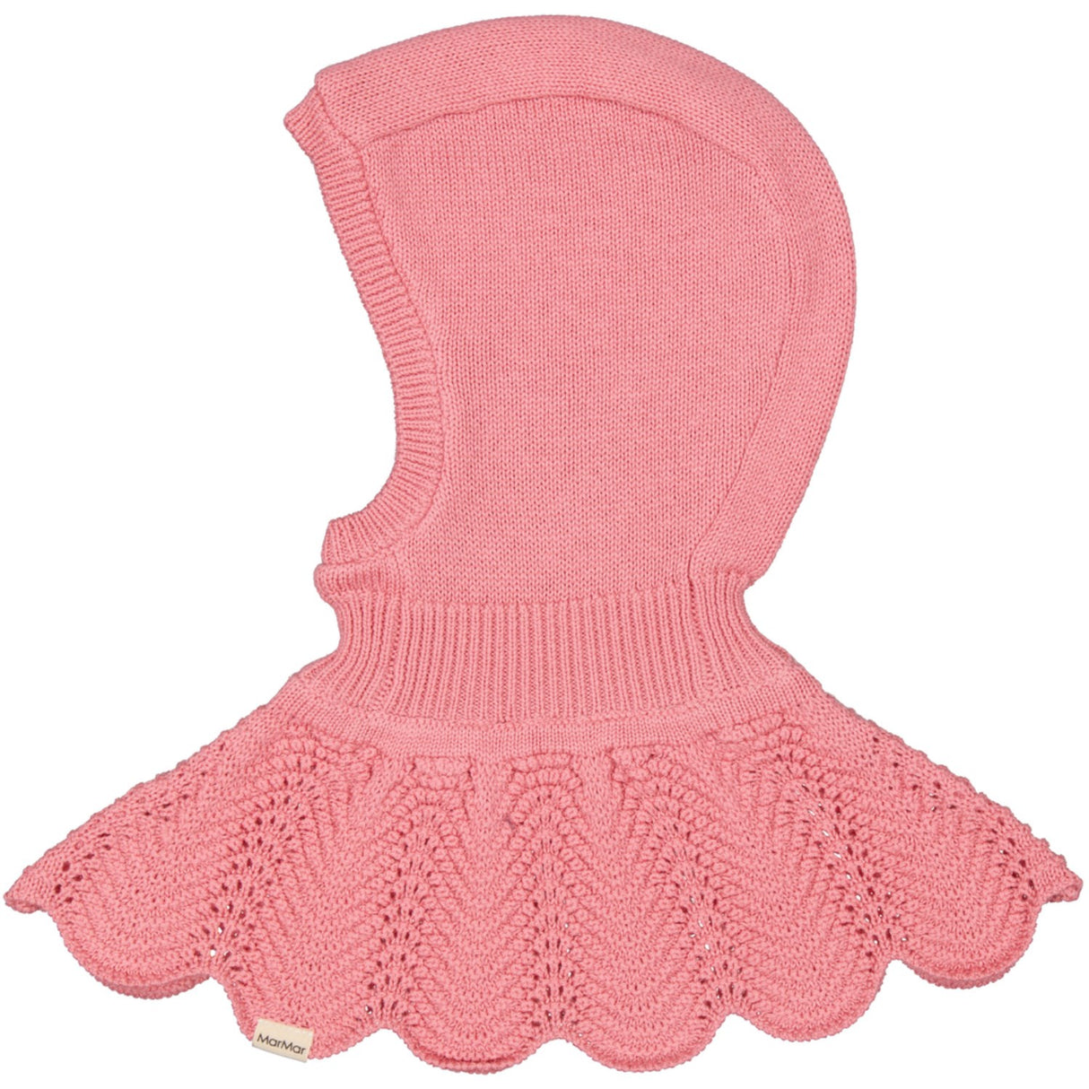 MarMar Light Cotton Wool Lace Raspberry Adalyn Knit Hat