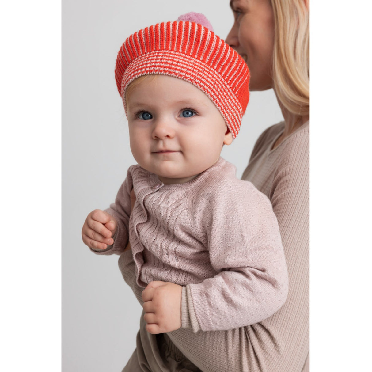 MarMar Modal Mix Cable Faded Rose Totti Knit Cardigan