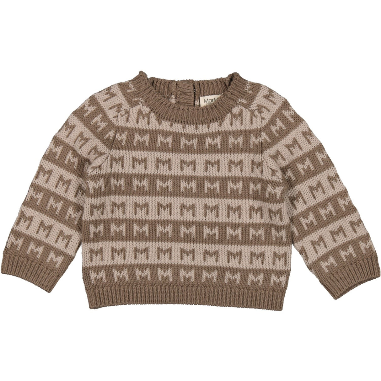 MarMar Heavy Knit Pattern Terre Stripe Talmi B Knit Blouse